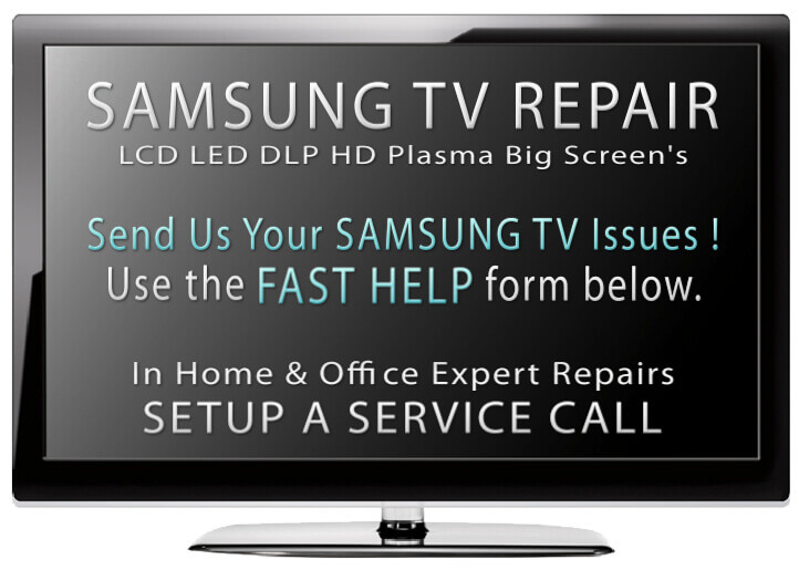 Samsung tv repair flat panel